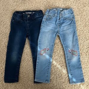 Bundle of 2 Cat & Jack jeans size 3T